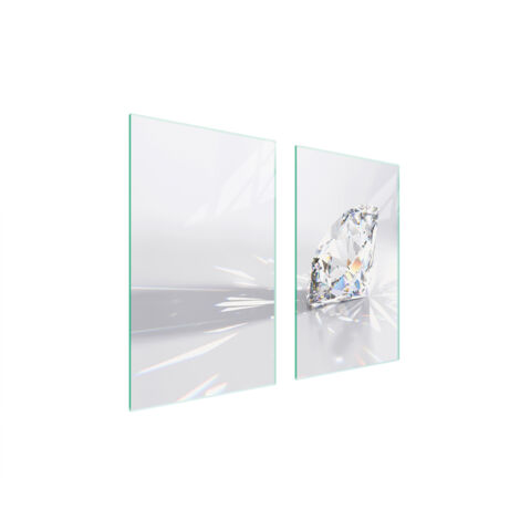 PLACA PROTECTORA DE VIDRIO PARA ESTUFA 75x52 DIAMANTE