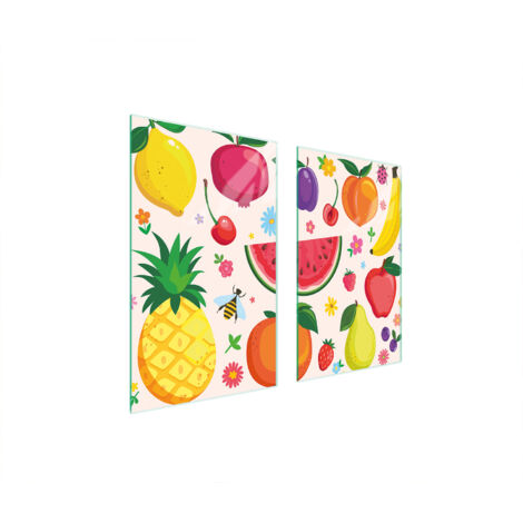 PLACA PROTECTORA DE VIDRIO PARA ESTUFA 75x52 FRUTA