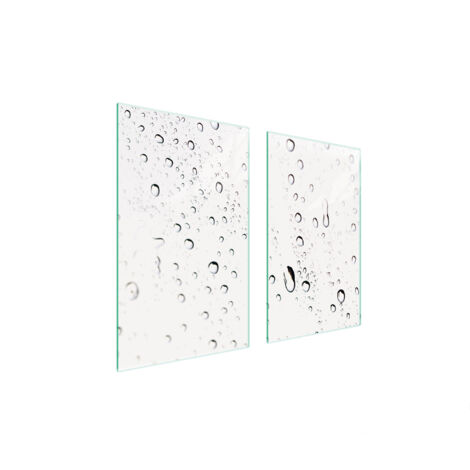PLACA PROTECTORA DE VIDRIO PARA ESTUFA 75x52 GOTAS