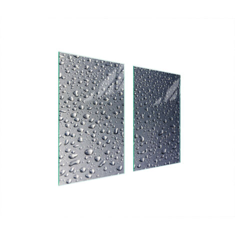PLACA PROTECTORA DE VIDRIO PARA ESTUFA 75x52 GOTAS