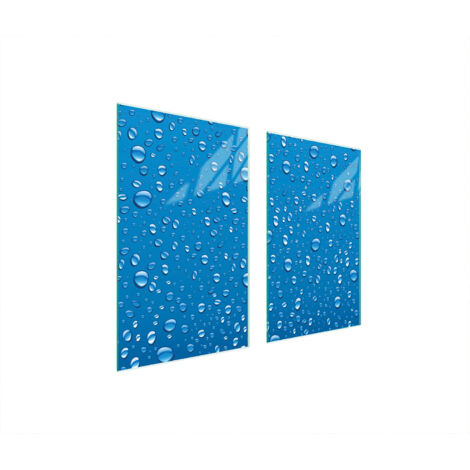 PLACA PROTECTORA DE VIDRIO PARA ESTUFA 75x52 GOTAS