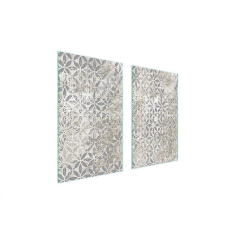 PLACA PROTECTORA DE VIDRIO PARA ESTUFA 75x52 GRIS