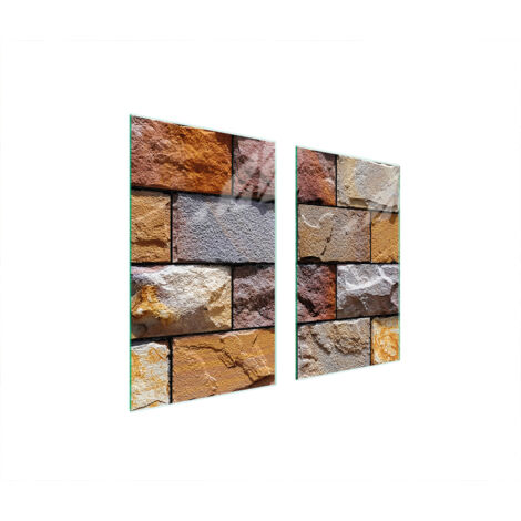 PLACA PROTECTORA DE VIDRIO PARA ESTUFA 75x52 LADRILLO