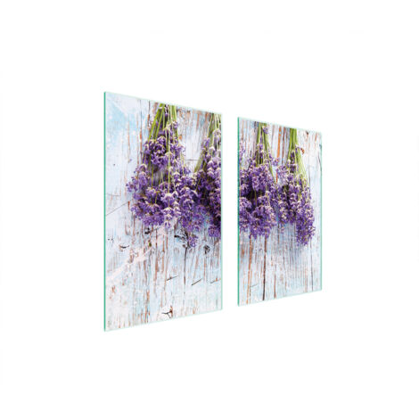 PLACA PROTECTORA DE VIDRIO PARA ESTUFA 75x52 LAVANDA