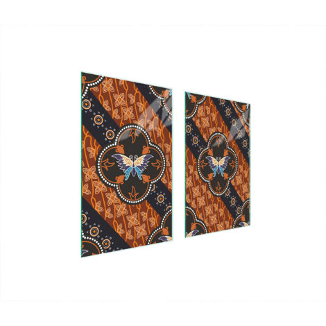 PLACA PROTECTORA DE VIDRIO PARA ESTUFA 75x52 MARIPOSA