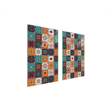 PLACA PROTECTORA DE VIDRIO PARA ESTUFA 75x52 MOSAICO