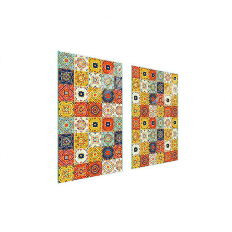 PLACA PROTECTORA DE VIDRIO PARA ESTUFA 75x52 MOSAICO