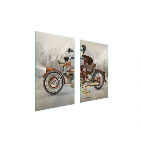 PLACA PROTECTORA DE VIDRIO PARA ESTUFA 75x52 MOTOCICLETA