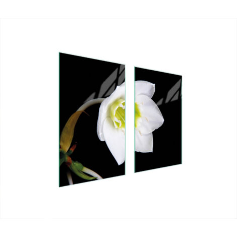 PLACA PROTECTORA DE VIDRIO PARA ESTUFA 75x52 ORQUÍDEA
