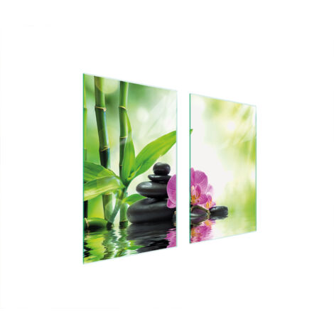 PLACA PROTECTORA DE VIDRIO PARA ESTUFA 75x52 ORQUÍDEA