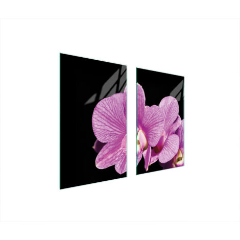 PLACA PROTECTORA DE VIDRIO PARA ESTUFA 75x52 ORQUÍDEA