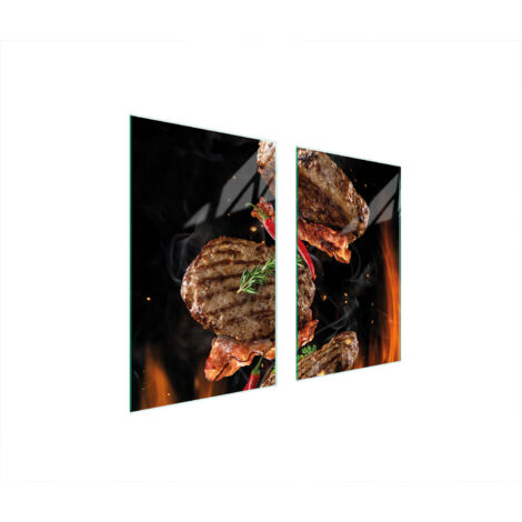 PLACA PROTECTORA DE VIDRIO PARA ESTUFA 75x52 PARRILLA