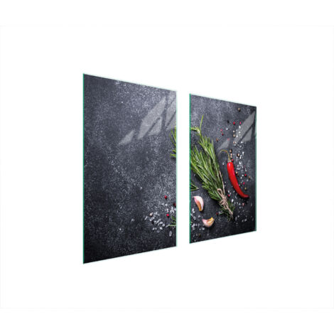 PLACA PROTECTORA DE VIDRIO PARA ESTUFA 75x52 PIZARRA