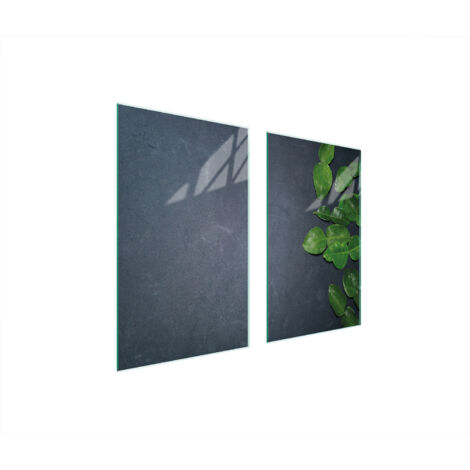 PLACA PROTECTORA DE VIDRIO PARA ESTUFA 75x52 PIZARRA
