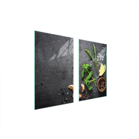 PLACA PROTECTORA DE VIDRIO PARA ESTUFA 75x52 PIZARRA