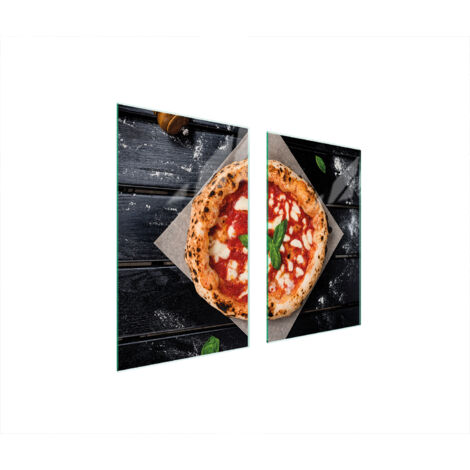 PLACA PROTECTORA DE VIDRIO PARA ESTUFA 75x52 PIZZA