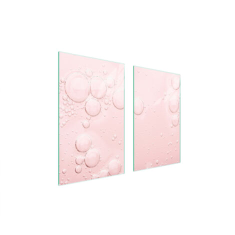 PLACA PROTECTORA DE VIDRIO PARA ESTUFA 75x52 ROSA