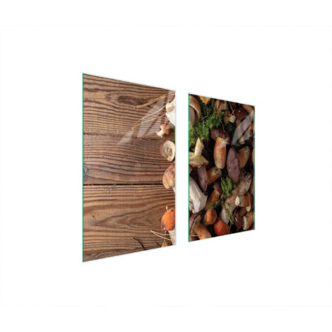 PLACA PROTECTORA DE VIDRIO PARA ESTUFA 75x52 SETAS
