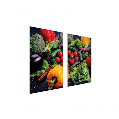 PLACA PROTECTORA DE VIDRIO PARA ESTUFA 75x52 VERDURAS