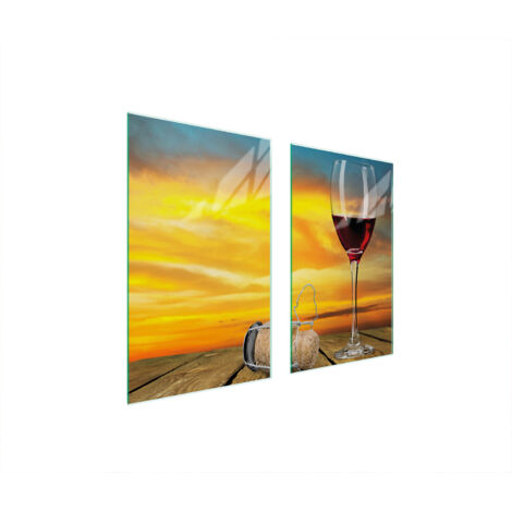 PLACA PROTECTORA DE VIDRIO PARA ESTUFA 75x52 VINO