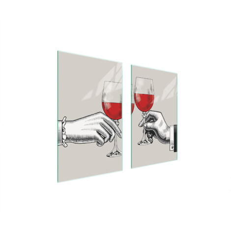 PLACA PROTECTORA DE VIDRIO PARA ESTUFA 75x52 VINO