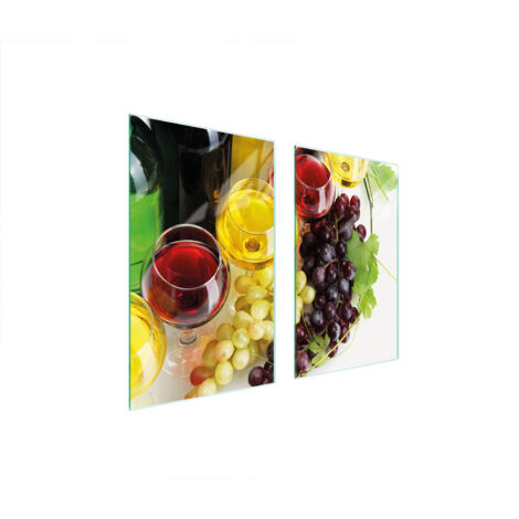 PLACA PROTECTORA DE VIDRIO PARA ESTUFA 75x52 VINO
