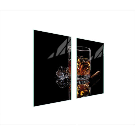 PLACA PROTECTORA DE VIDRIO PARA ESTUFA 75x52 WHISKY