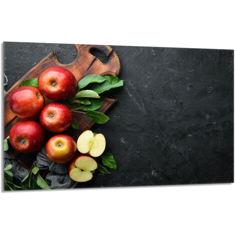 Placa protectora de vidrio para estufa 80x52 Apple