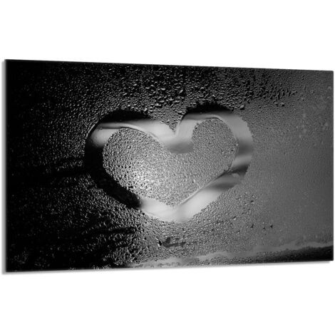Placa protectora de vidrio para estufa 80x52 Corazón
