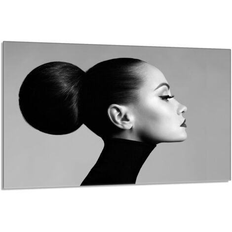 Placa protectora de vidrio para estufa 80x52 Mujer