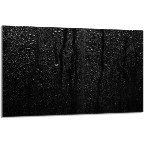 Placa protectora de vidrio para estufa 80x52 Negra