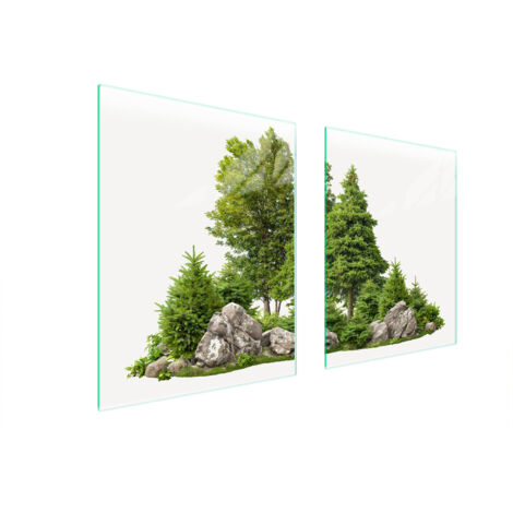 PLACA PROTECTORA DE VIDRIO PARA ESTUFA 85x52 ÁRBOL
