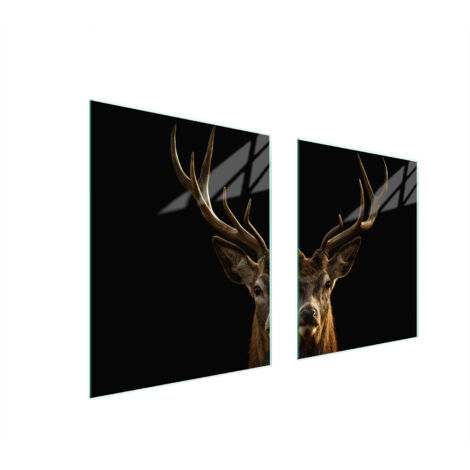 PLACA PROTECTORA DE VIDRIO PARA ESTUFA 85x52 CIERVO
