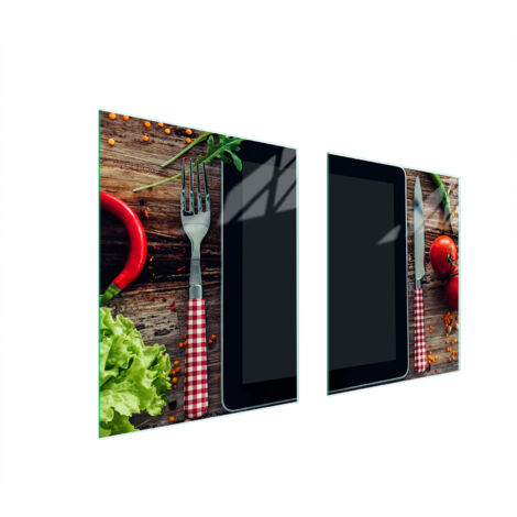PLACA PROTECTORA DE VIDRIO PARA ESTUFA 85x52 COCINA