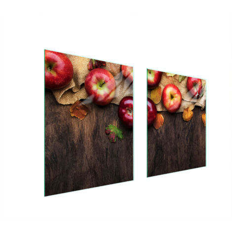 PLACA PROTECTORA DE VIDRIO PARA ESTUFA 85x52 MANZANAS