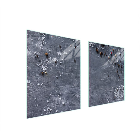 PLACA PROTECTORA DE VIDRIO PARA ESTUFA 85x52 PIZARRA