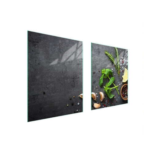 PLACA PROTECTORA DE VIDRIO PARA ESTUFA 85x52 PIZARRA
