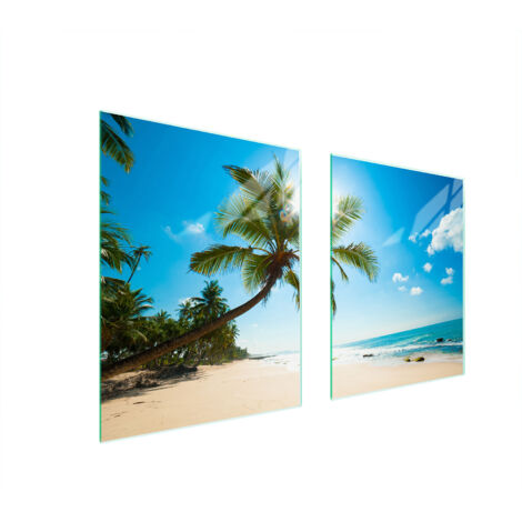 PLACA PROTECTORA DE VIDRIO PARA ESTUFA 85x52 PLAYA