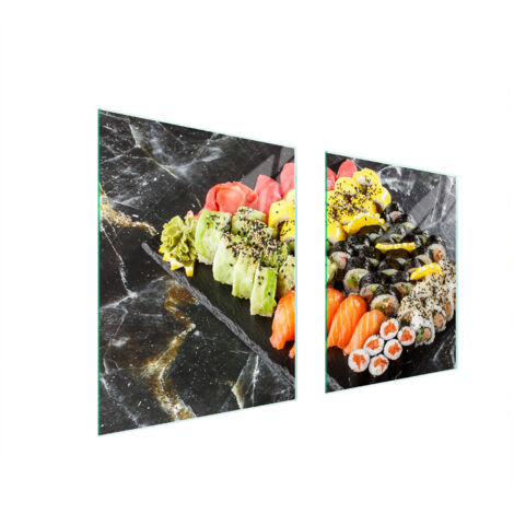 PLACA PROTECTORA DE VIDRIO PARA ESTUFA 85x52 SUSHI