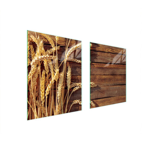 PLACA PROTECTORA DE VIDRIO PARA ESTUFA 85x52 TRIGO