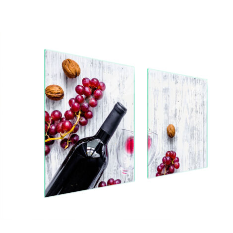 PLACA PROTECTORA DE VIDRIO PARA ESTUFA 85x52 UVAS