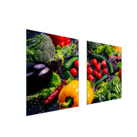 PLACA PROTECTORA DE VIDRIO PARA ESTUFA 85x52 VERDURAS
