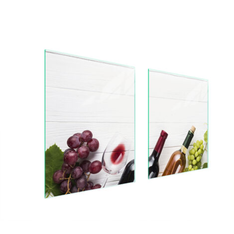 PLACA PROTECTORA DE VIDRIO PARA ESTUFA 85x52 VINO