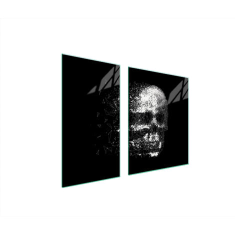 PLACA PROTECTORA DE VIDRIO PARA ESTUFA 90x52 CALAVERA