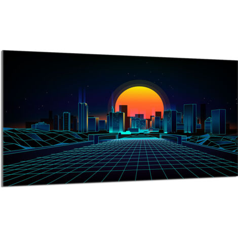 Placa protectora de vidrio para estufa 90x52 City