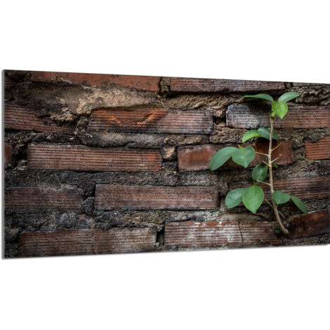 Placa protectora de vidrio para estufa 90x52 Ladrillo