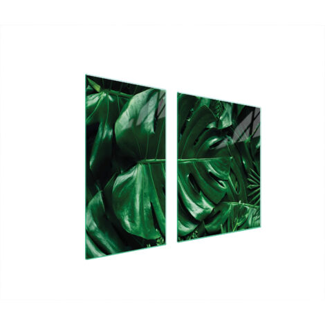 PLACA PROTECTORA DE VIDRIO PARA ESTUFA 90x52 MONSTERA