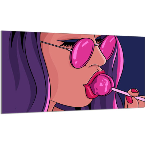 Placa protectora de vidrio para estufa 90x52 Mujer