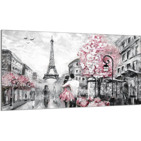 Placa protectora de vidrio para estufa 90x52 París