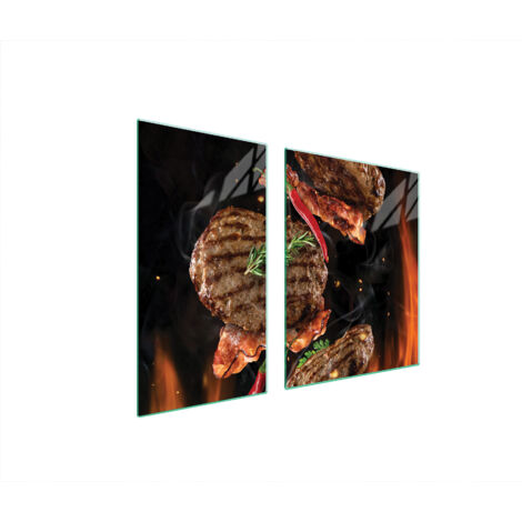PLACA PROTECTORA DE VIDRIO PARA ESTUFA 90x52 PARRILLA